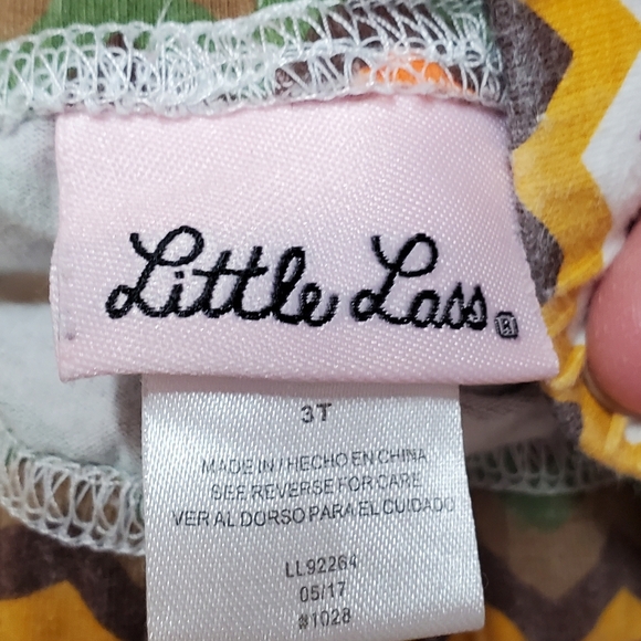 Little Lass Thanksgiving Outfit 3t - Picture 3 of 3